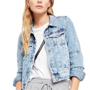 NWT Free People Rumors Denim Jacket